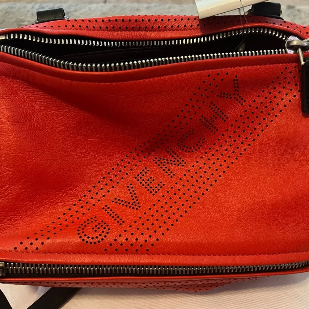 New Givenchy small pandora with perforated details and black handles. Authentic - Picture 11 of 11